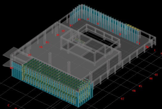 Steel Facade Design for Commercial Mall 4