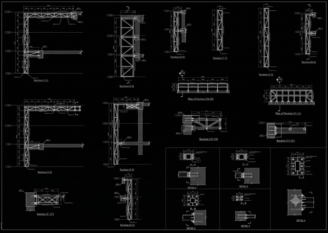 Steel Facade Design for Commercial Mall 8